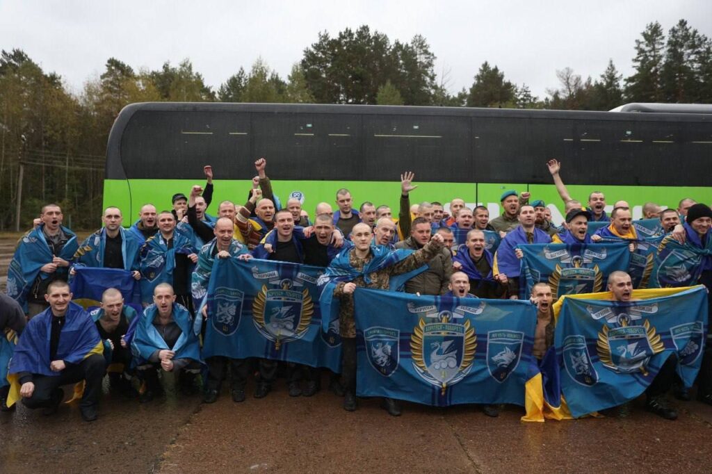 Prisioneros ucranianos liberados