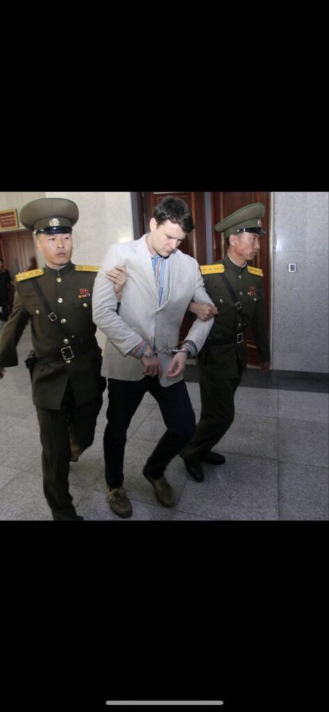 Otto Warmbier detenido