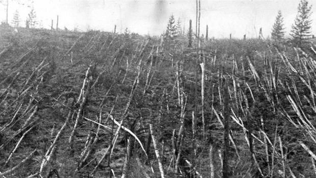 Tunguska después de la explosión