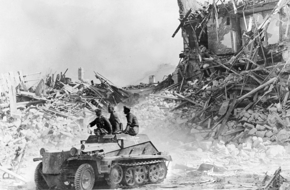 Tropas alemanas en Sebastopol 