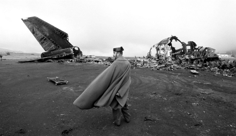 Imagen de archivo del accidente aéreo de Tenerife 1977