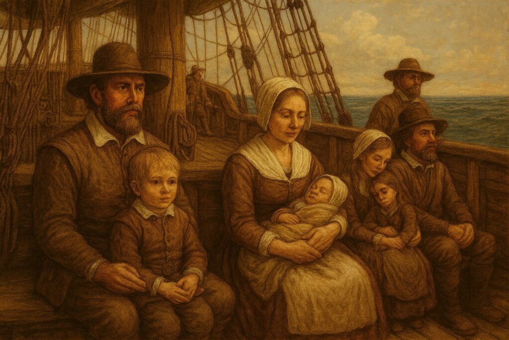 Familias enteras migraron al nuevo continente